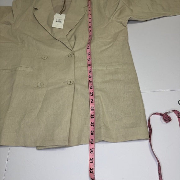 Cleobella Prescott Jacket/Blazer in Pale Champagne – Size Medium (NWT) - Picture 11 of 16